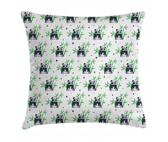 Wild Bamboos Zoo Nature Pillow Cover