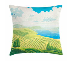 Idyllic Beauty Graphic Pillow Cover