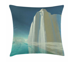 Graphic Frigid by the Sea Pillow Cover