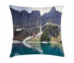 Lake in Glacier National Pillow Cover