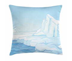 Cartoon Style Winter Theme Pillow Cover