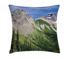 High Mountains and Forest Pillow Cover