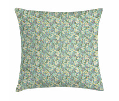 Romantic Meadow Flowers Art Pillow Cover