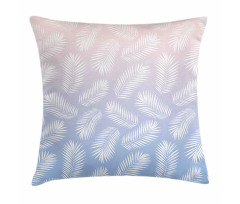 Summer Tropic Fan Palm Leaves Pillow Cover