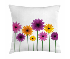 Simple Spring Flowers Pillow Cover