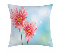 Petals on Bokeh Pillow Cover