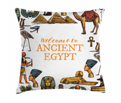 Welcome to Ancient Egypt Pillow Cover