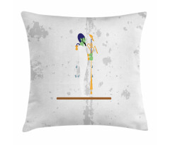 Symbolic Culture Figure Pillow Cover