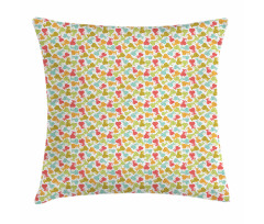 Nursery Theme Doodle Pillow Cover