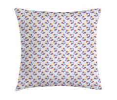 Funny Colorful Birthday Baby Pillow Cover