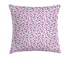 Floral Bridal Pattern Pillow Cover