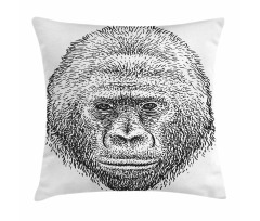 Wild Animal Portrait Pillow Cover