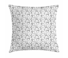 Monochrome Citrus Fruits Pillow Cover