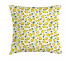 Fresh Fruits Summer Theme Pillow Cover