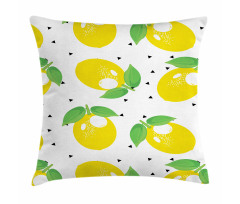 Cheery Citrus Fruits Art Pillow Cover