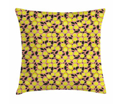 Tasty Sour Citrus and Leaves Pillow Cover