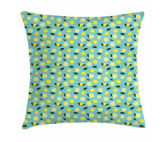 Citrus Slices Rhythmic Art Pillow Cover