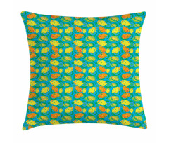 Funky Color Citrus Cartoon Pillow Cover