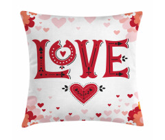 Love Pastel Flora Pillow Cover