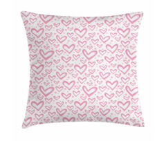 Hearts and Rounds Pillow Cover