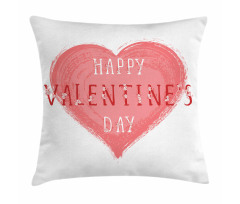 Floral Love Words Pillow Cover