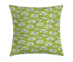 Garden Hummingbird Pillow Cover