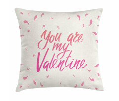 Romance Words Pillow Cover