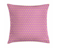 Feminine Retro Circles Pillow Cover