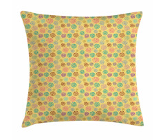 Color Assembled Blots Pillow Cover