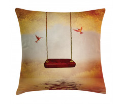 Hummingbird Peace Pillow Cover