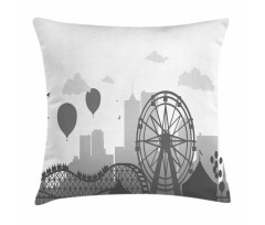 Park Silhouette City Pillow Cover