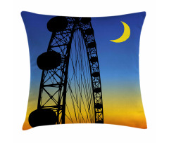 Fun Ride on Ombre Sky Pillow Cover