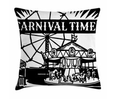 Carnival Time Carousel Pillow Cover