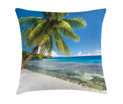 Island Paradise for Travelers Pillow Cover