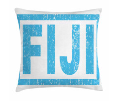 Big Bold Grunge Style Wording Pillow Cover