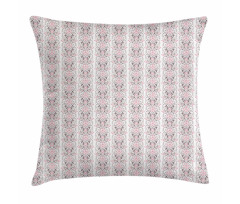 Floral Botany in Pastel Tone Pillow Cover