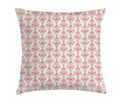 Vibrant Modernized Flowers Pillow Cover