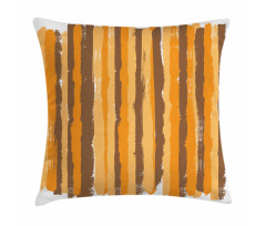 Grunge Vertical Line Pillow Cover