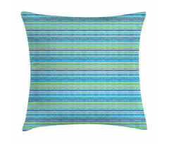 Blue Green Tones Art Pillow Cover