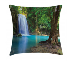 Asia Thailand Jungle Trees Pillow Cover