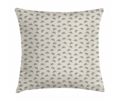 Birds in Scarf Together Pillow Cover