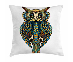 Bohemian Artwork Bird Pillow Cover