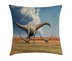 Diplodocus Dinasours Pillow Cover