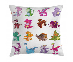 Dinosaurs Extinction Pillow Cover