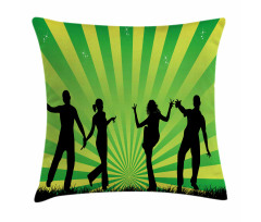 Dancing Youth Shade Art Pillow Cover