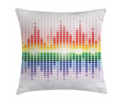 Vibrant Colors Club Disco Pillow Cover
