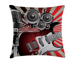 Old Vintage Loudspeaker Pillow Cover