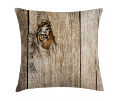 Siberian Wild Tiger Eye Pillow Cover