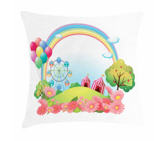 Village Hill Circus Pillow Cover