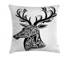 Deer Animal Tattoo Pillow Cover